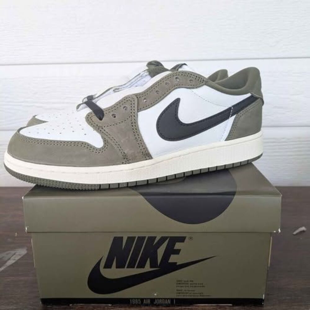NEW Nike Air Jordan 1 Low OG Barons Medium Olive NIB